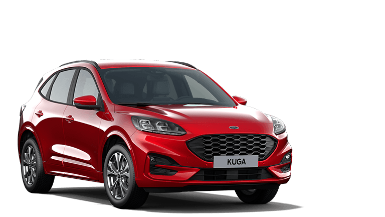 Red Ford Kuga