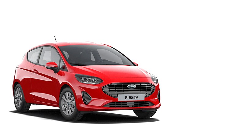 Red Ford Fiesta 
