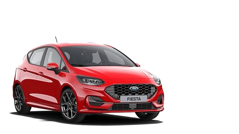 Red Ford Fiesta