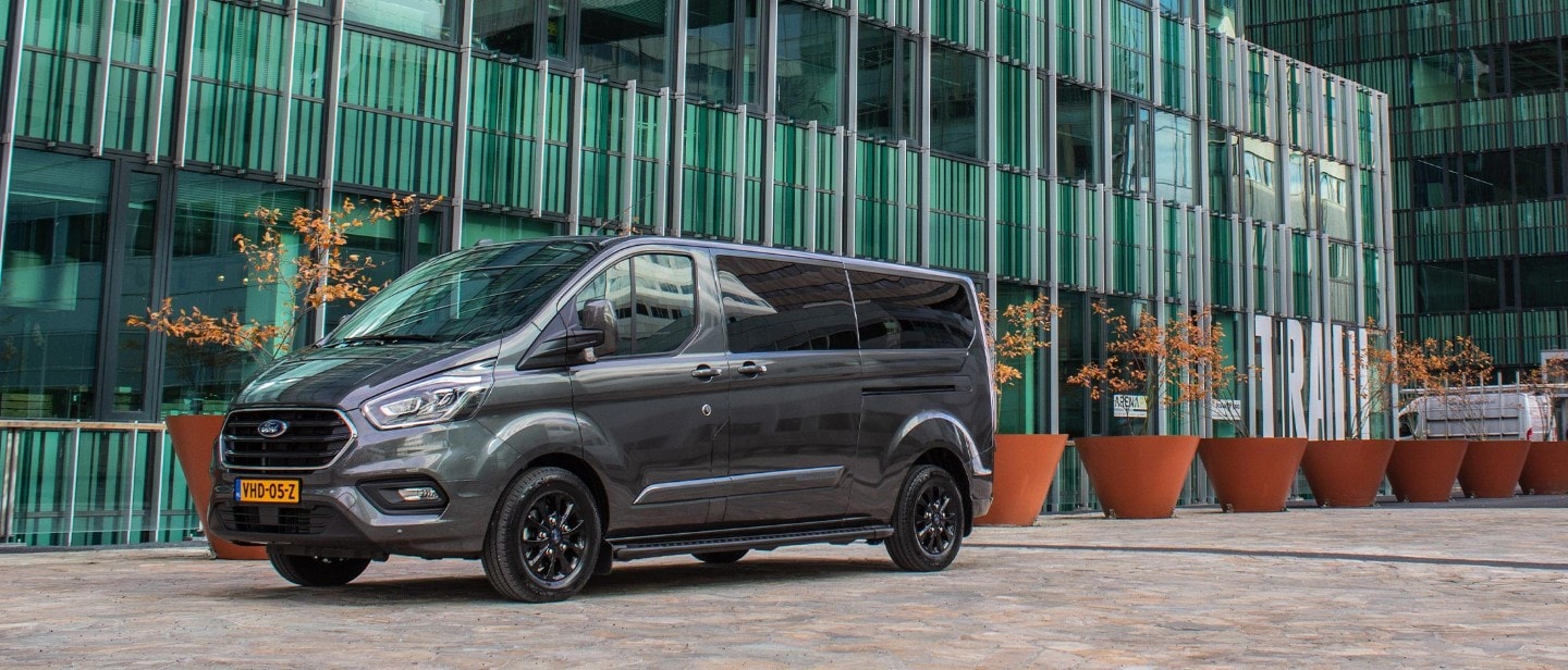 Ford Transit Custom Platinum parked