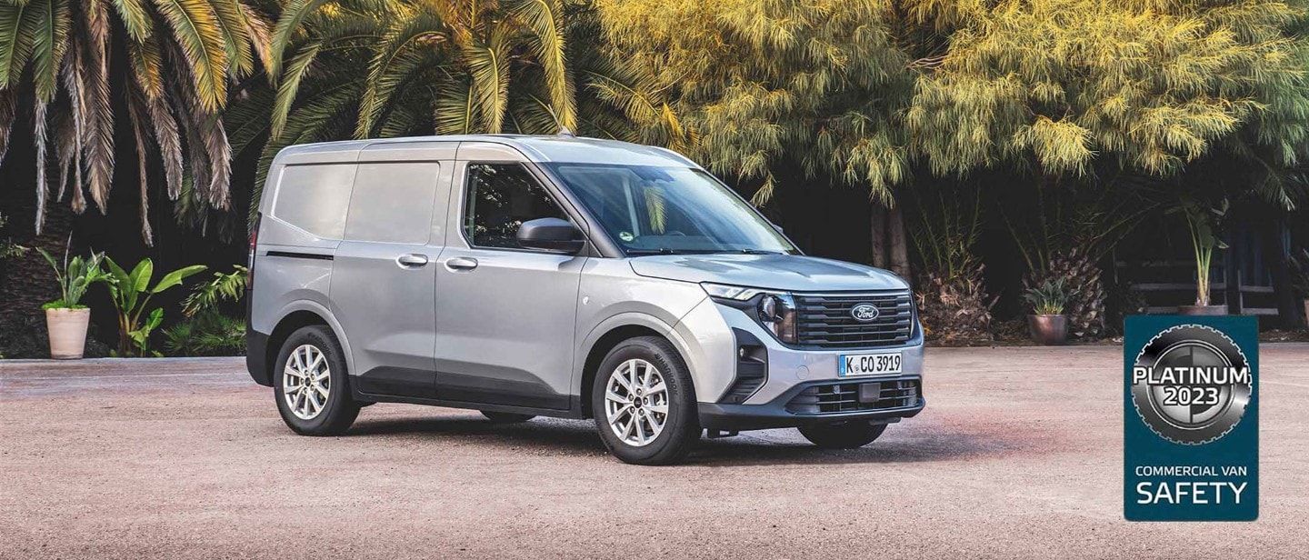 Ford Transit Courier on the road