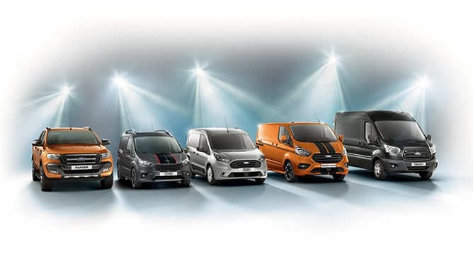 Ford E-Transit exterior front angle