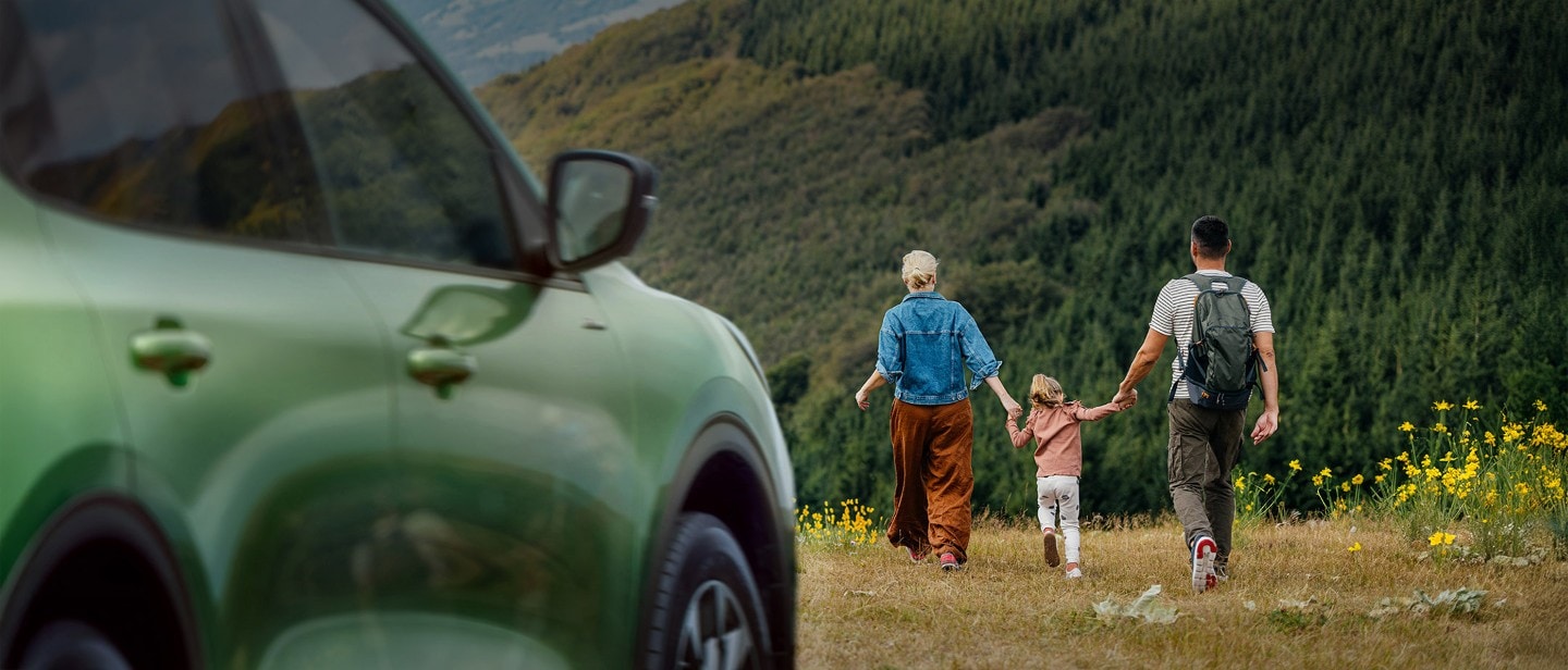Family in the nature