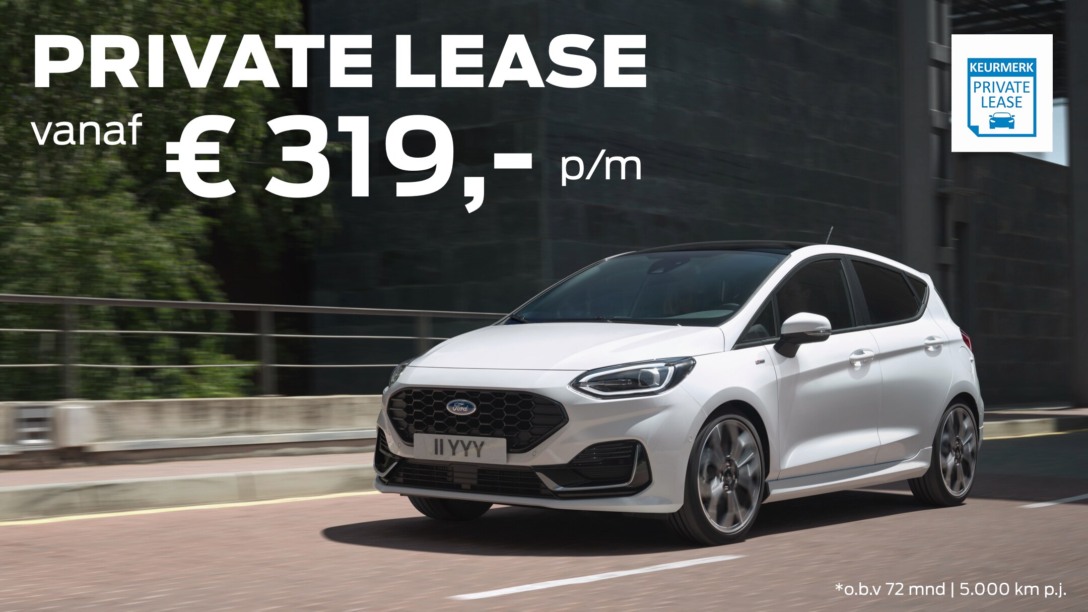 Red Ford Fiesta Lease Offer promo visual