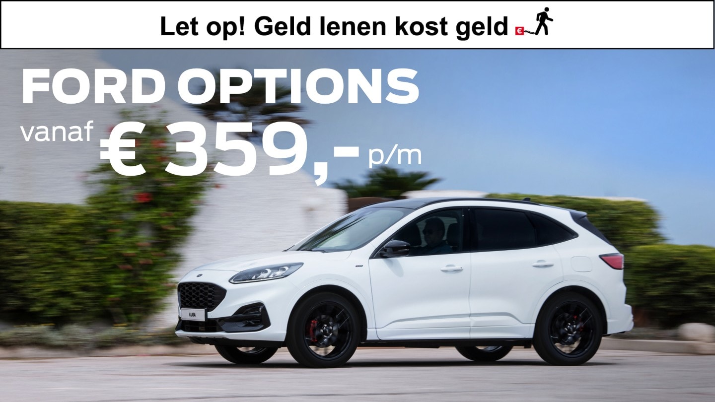 Blue Ford Kuga Ford Options offer visual