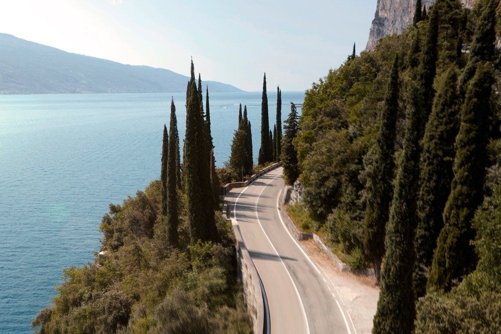 Seaside Road view from above