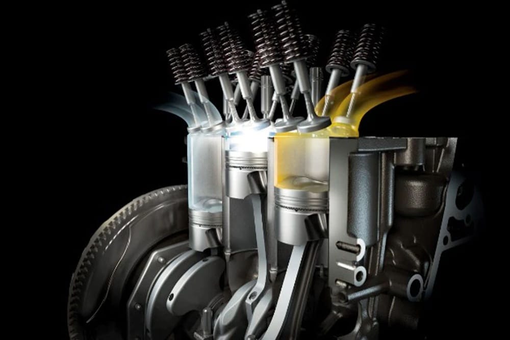 Motor binnenin