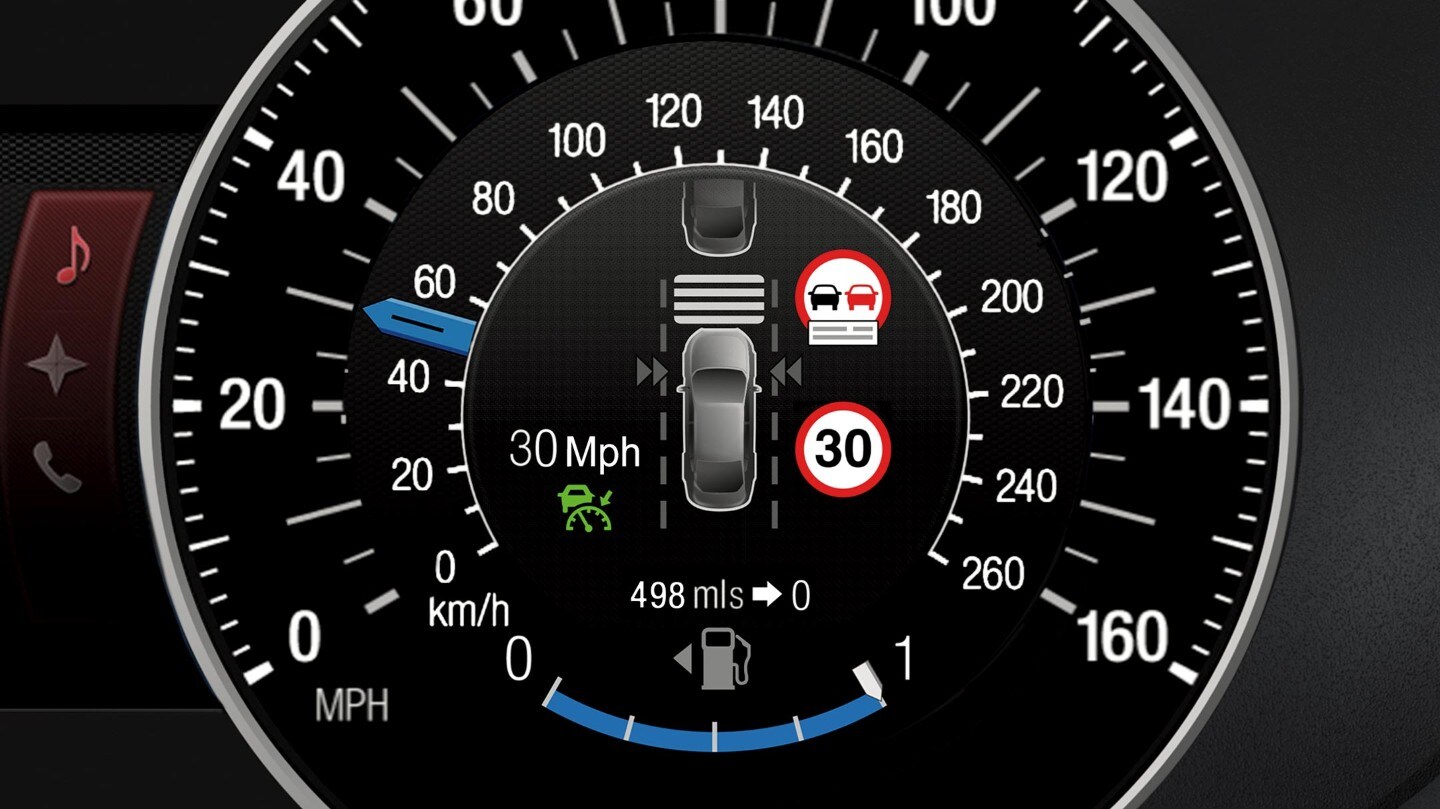 Ford Mondeo speed limiter in detail