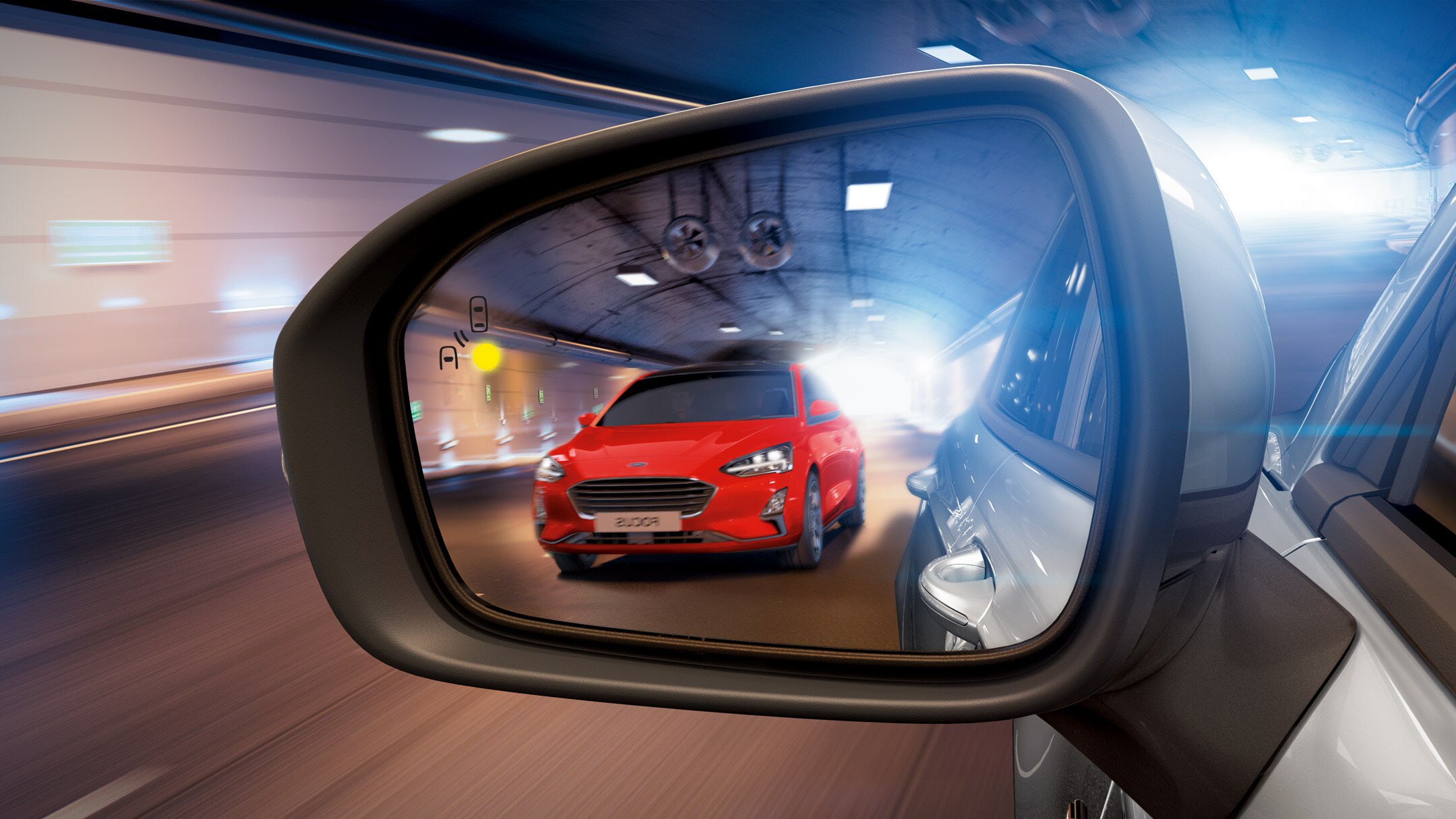 Side view mirror with Blind Spot Information System
