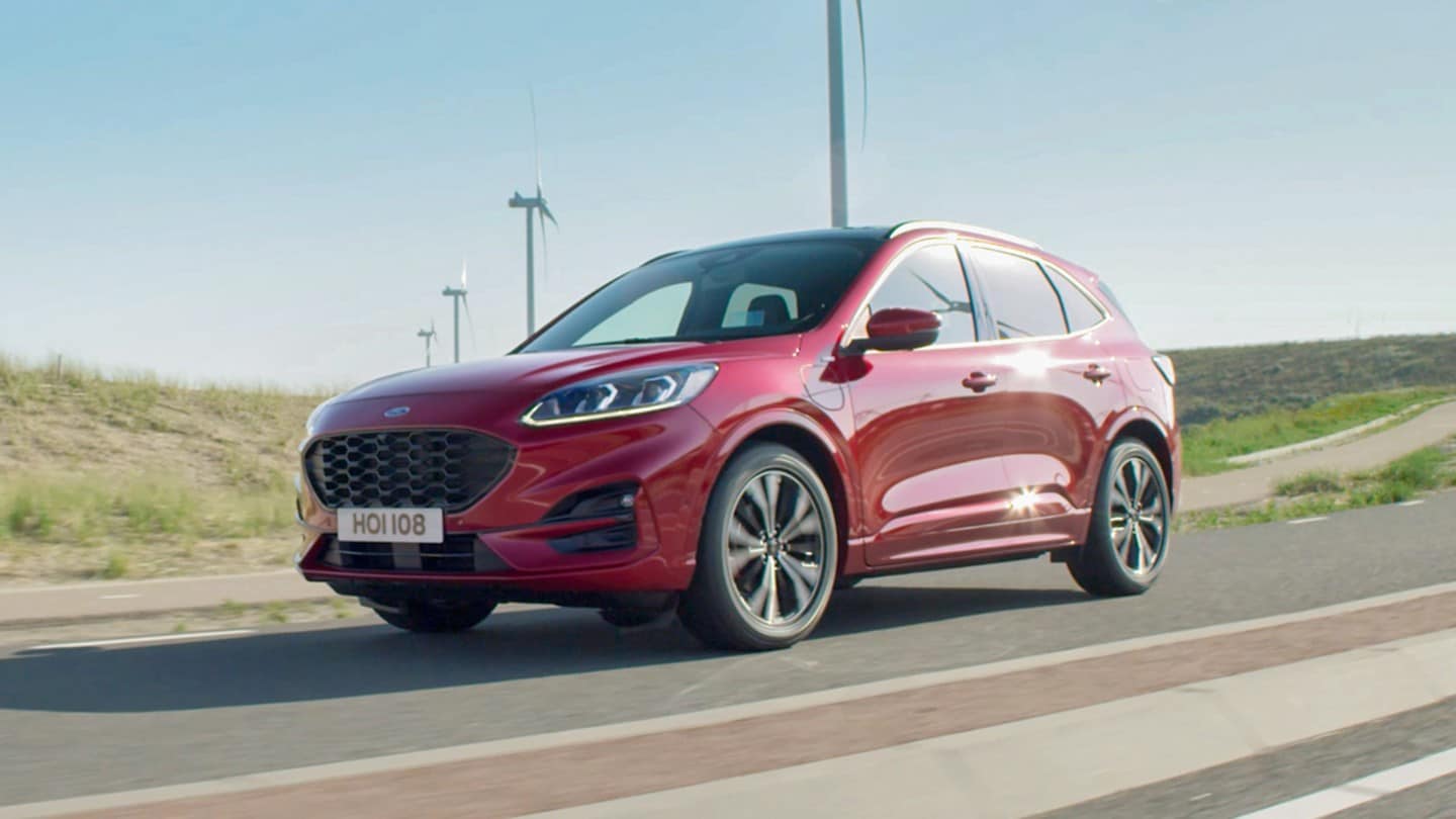 New Ford Kuga driving