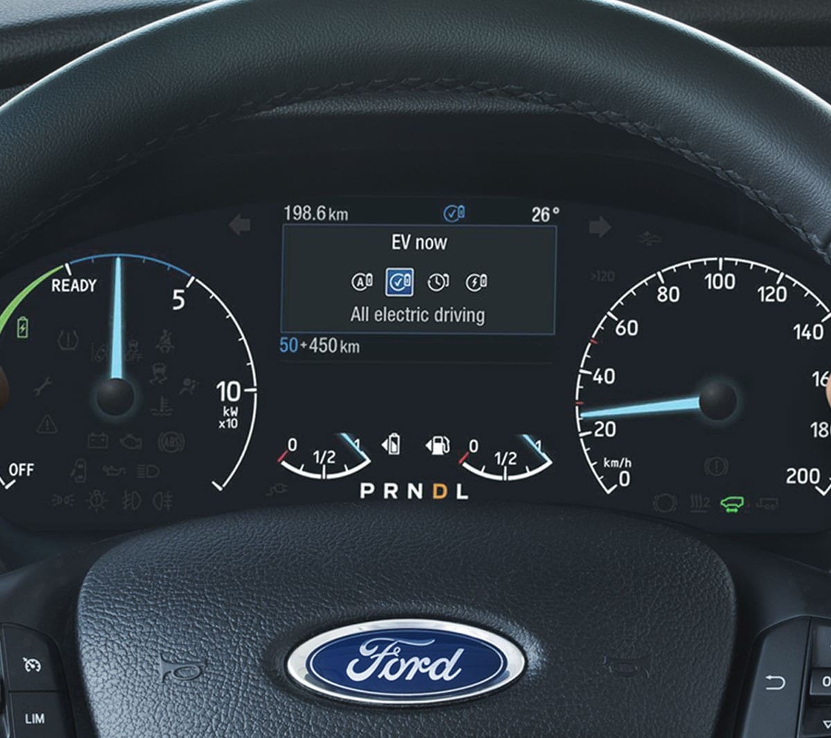 New Tourneo Custom interior dashboard close up