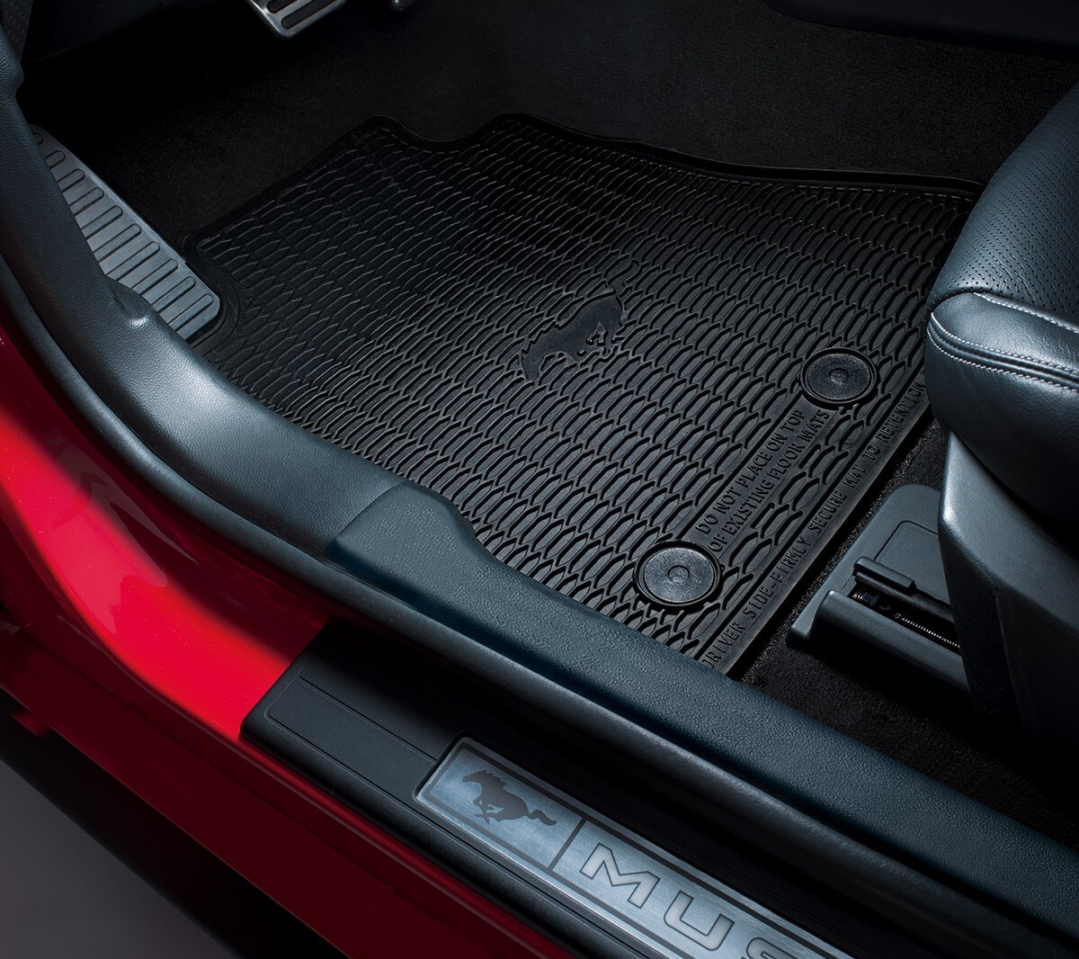 Vloermat in de Mustang GT