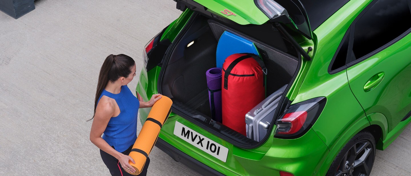 Veel ruimte in de Ford Puma ST-X 