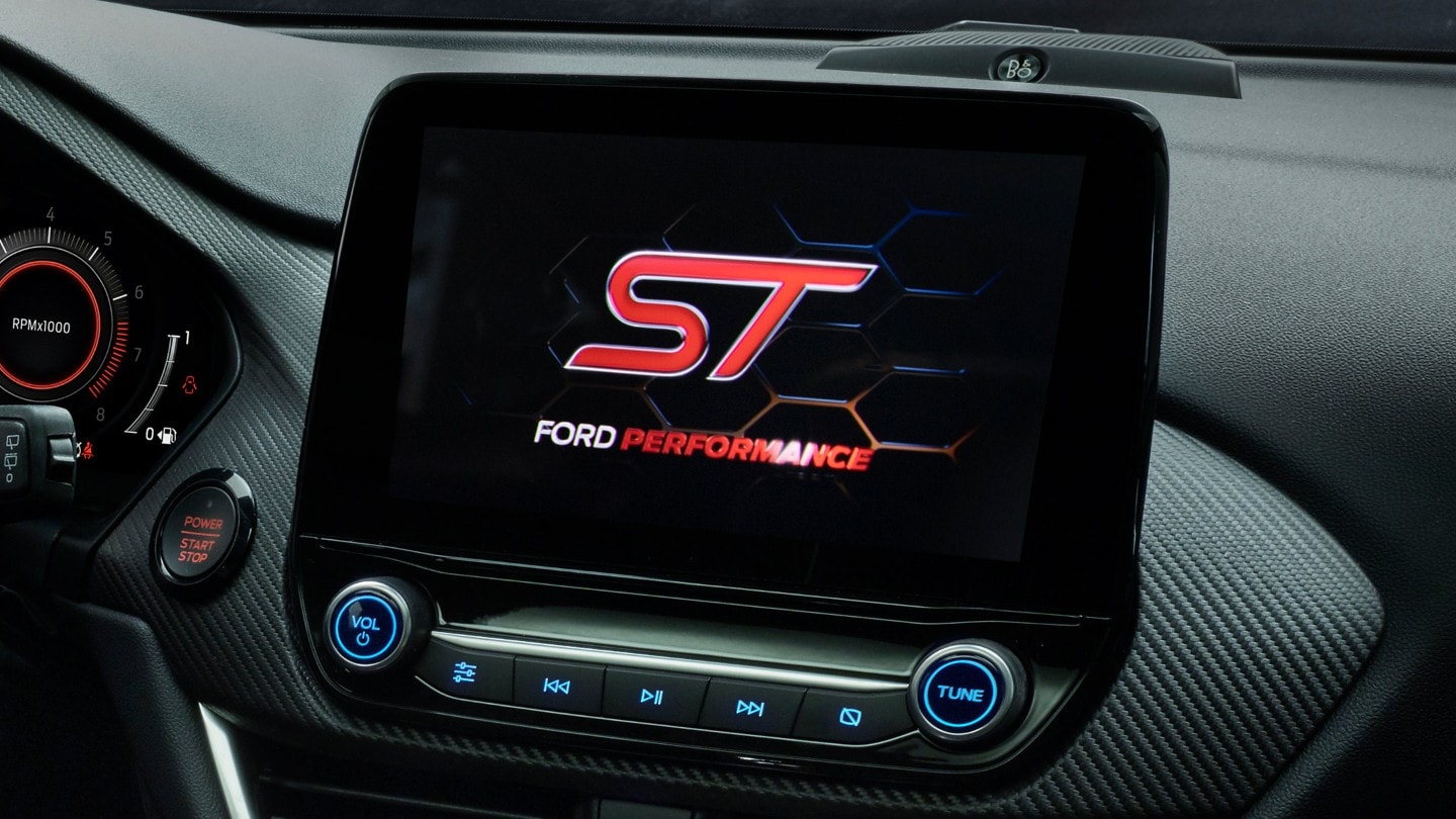 Geavanceerd infotainment systeem in de Ford Puma ST-X 