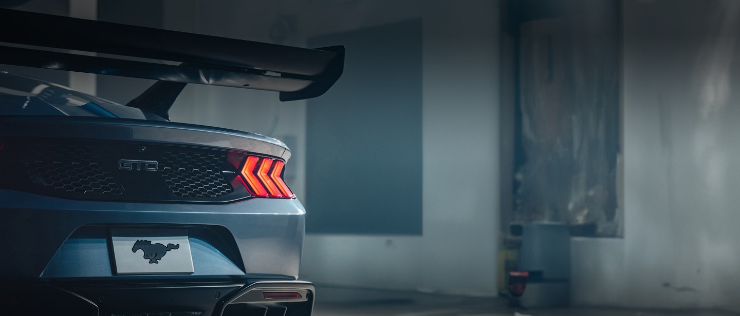 Ford Mustang GTD dynamic rear wing