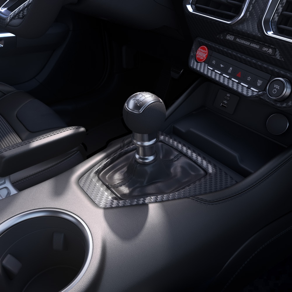 All-New Ford Mustang gear stick detail