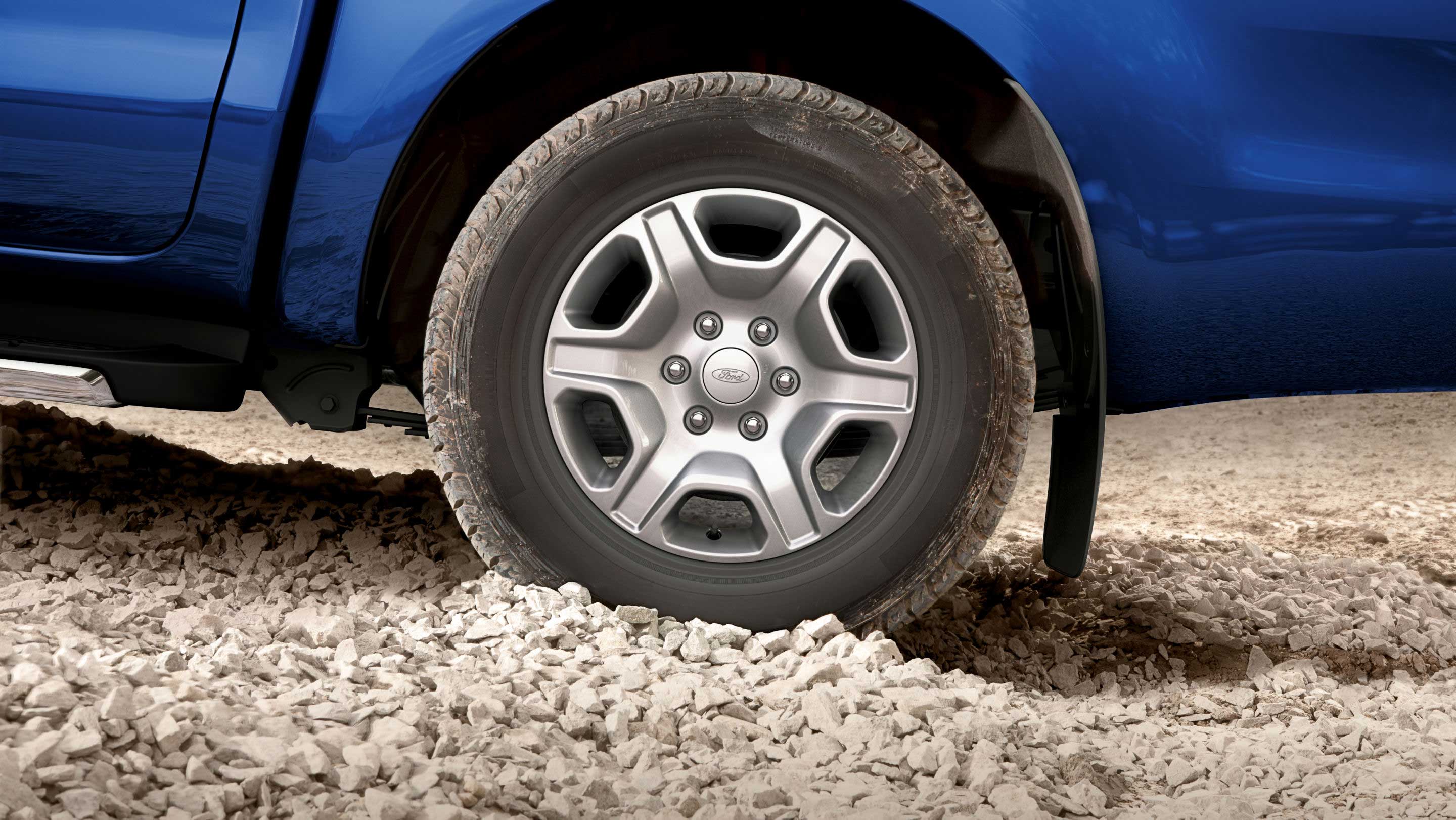 De velg van de Ford Ranger Super Cab