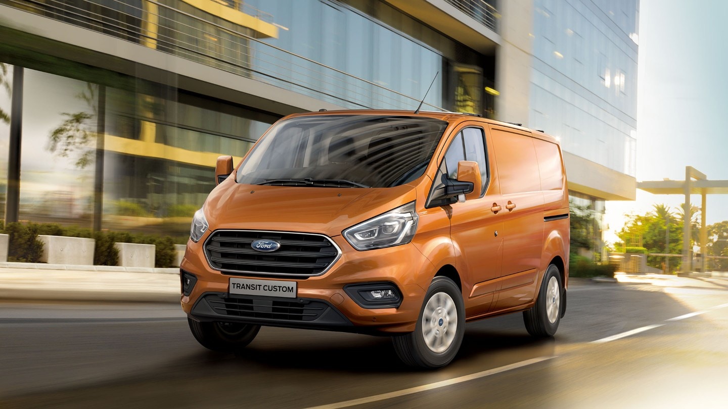 Ford Transit Custom in Orange