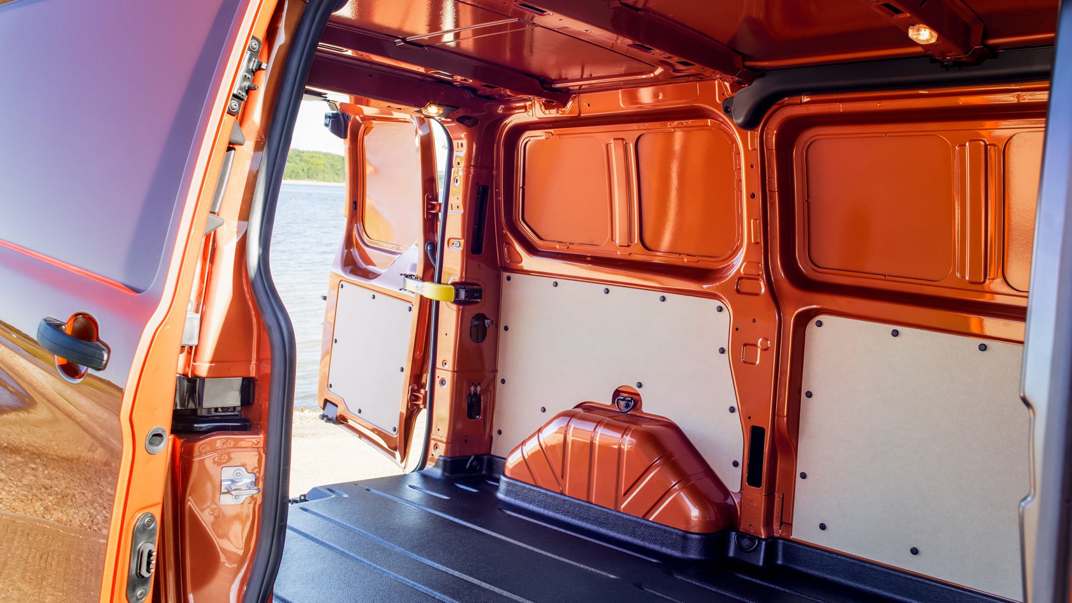 Veel laadruimte in de Ford Transit Custom