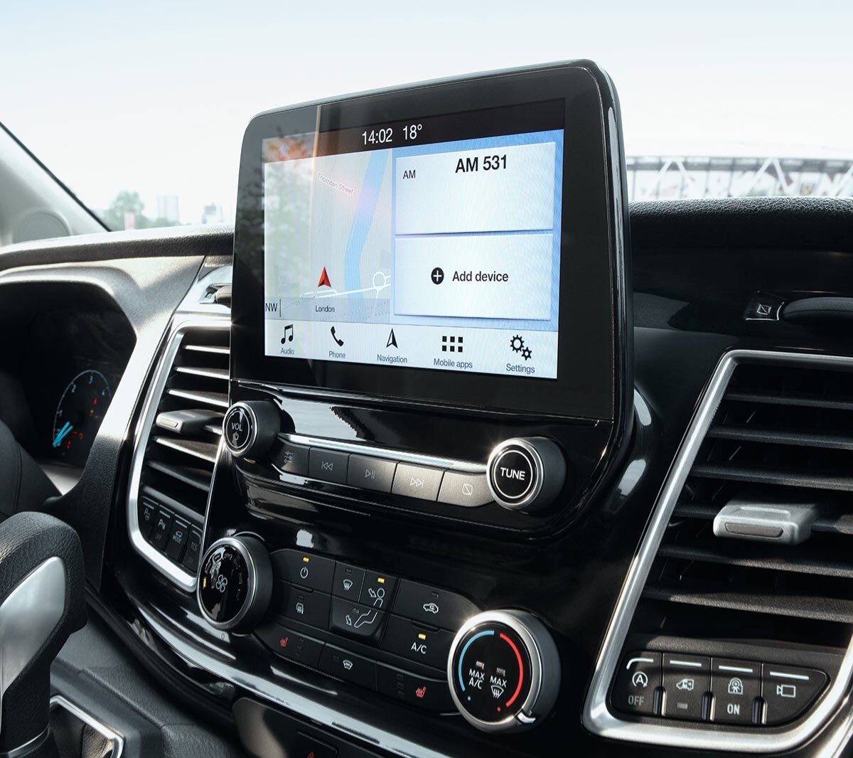 SYNC 3 in de Ford Transit