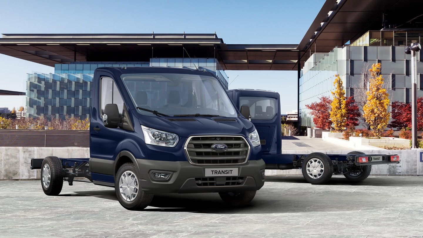 De Ford Transit Chassis Enkele Cabine op de klus