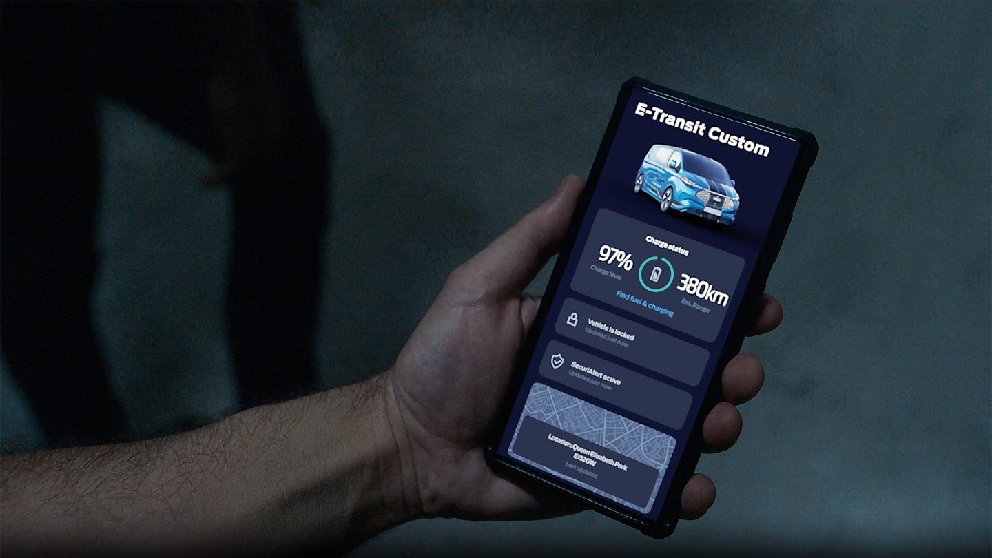 Ford Transit Custom Fordpass pro app