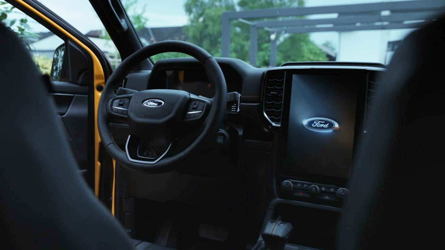 All-New Ford Ranger dashboard view