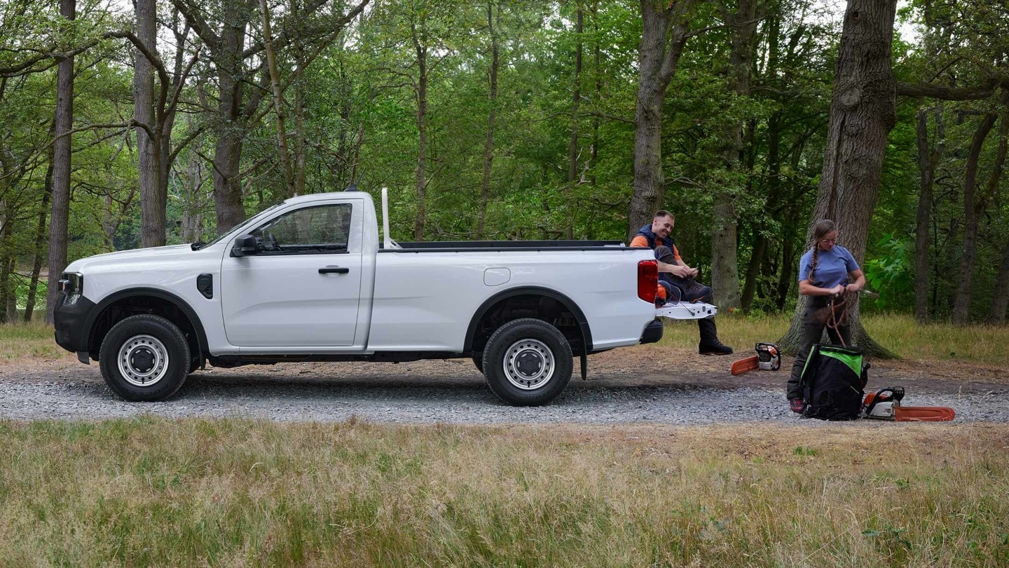 All-New Ranger Raptor on gravel road side view