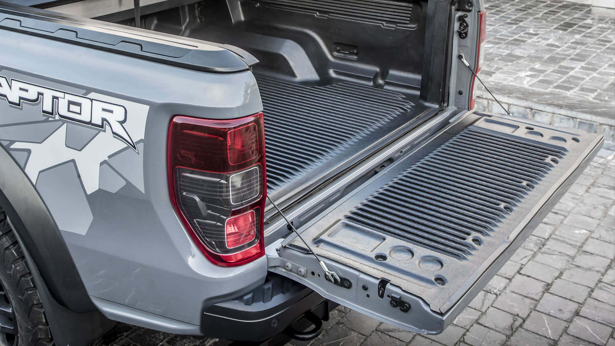 Ford Ranger rear bed close up