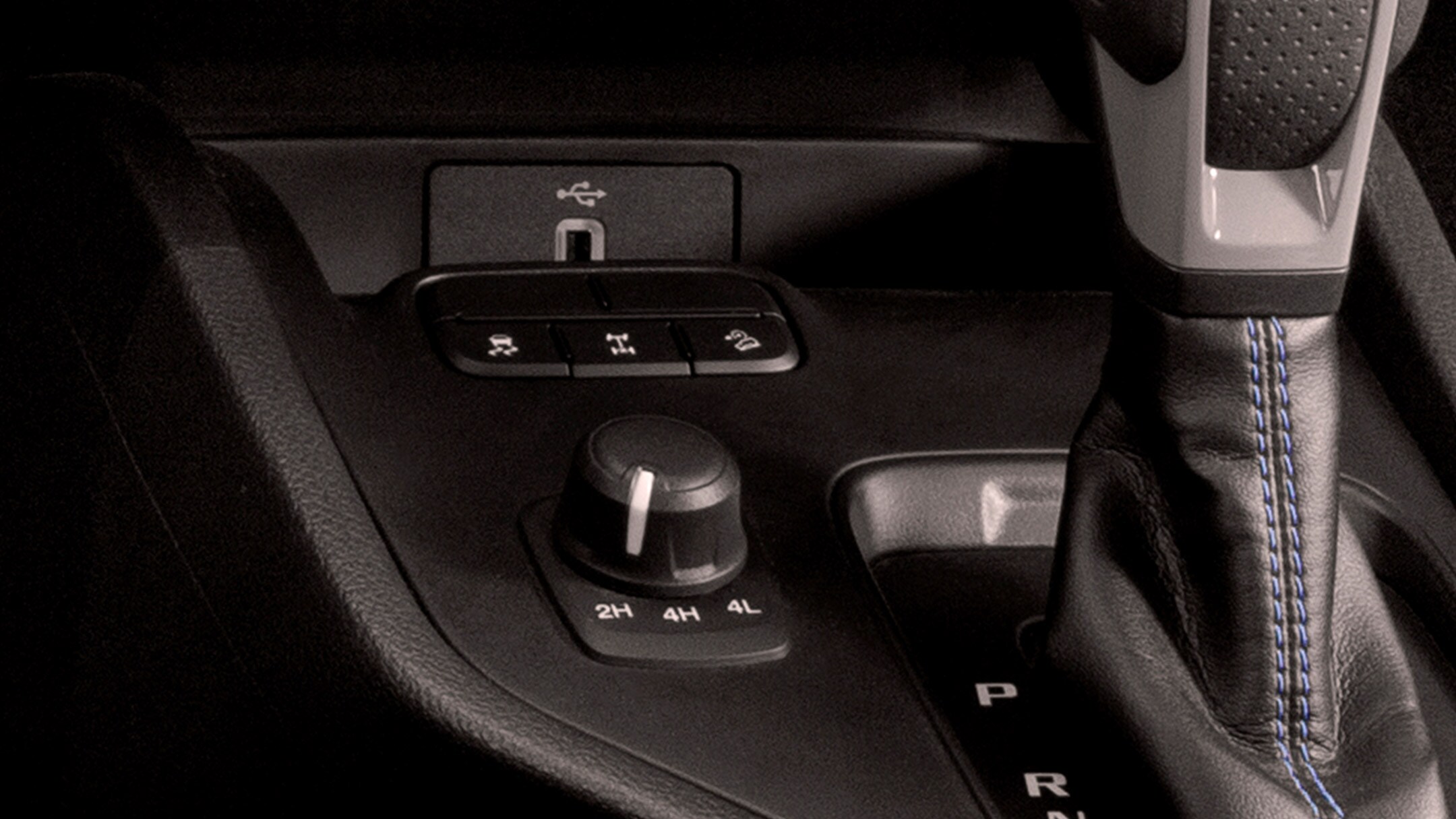Ford Ranger transmission close up