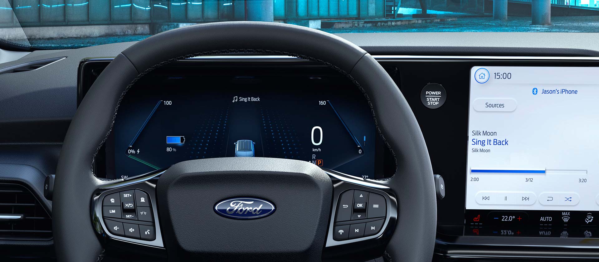 Ford E-Transit Digitale schermen
