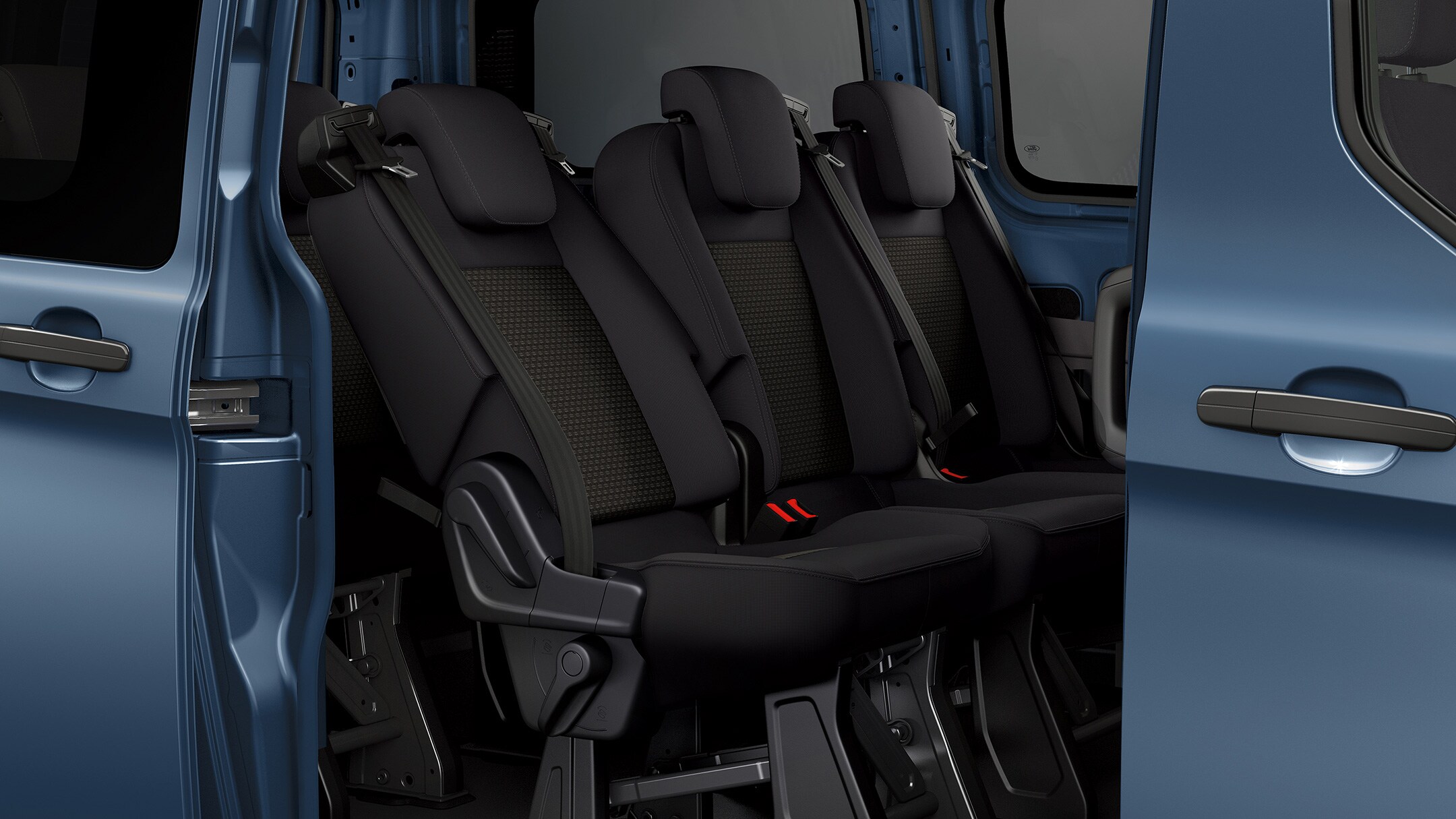 De luxe stoelen in de Ford Transit Custom Kombi